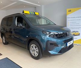 PEUGEOT RIFTER ◊ €17,500 WAV TAXI GRANT JAN12TH ORDER AT WCI