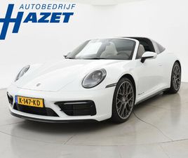 PORSCHE 911 TARGA 4S 3.0 992 ORIG. NL *17.979 KM* + SPORTUITLAAT / SFEERVERLICHTING / 360 CAMERA