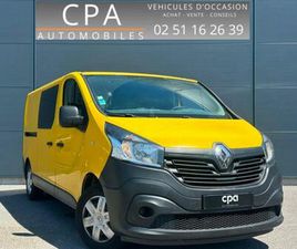 RENAULT TRAFIC CABINE 1.6 DC1 125 CH BVM6 L2H1 CABINE APPROFONDIE 6 PLACES / MOTEUR A CHAINE