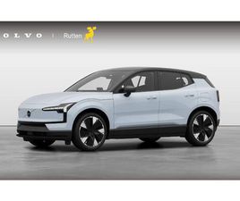 VOLVO EX30 SINGLE VOLVO EX30 SINGLE MOTOR EXTENDED RANGE PLUS 69 KWH / ADAPTIEVE CRUISE CONTROL/ DODEHOEK DETECTIE / PARKEERSENSOREN/ ACHTERUITRIJCAMERA/ WARMTEPOMP/ GOOGLE SERVI