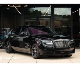 ROLLS ROYCE GHOST USED 2023 ROLLS-ROYCE GHOST BLACK BADGE W/ BLACK BADGE GHOST PACKAGE CHARLOTTE NC 28227