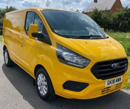 2018 FORD TRANSIT CUSTOM 2.0TDCI SWB YELLOW VAN EURO 6 *60,080 MILES*