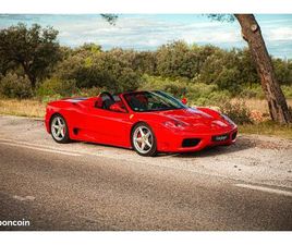 FERRARI 360 MODENA SPIDER 2002 - BOÎTE MÉCANIQUE - RÉVISÉE - GARANTIE 12 MOIS
