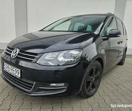 VOLKSWAGEN SHARAN DSG # PANORAMA # KSENONY # SKÓRY # LEDY # II (2010-) RYBNIK - SPRZEDAJEMY.PL