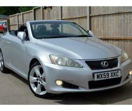 2009 LEXUS IS 2.5 V6 SE-L AUTO EURO 4 2DR CONVERTIBLE PETROL AUTOMATIC