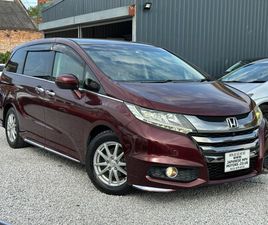 HONDA ODYSSEY 2014 - ABSOLUTE 2.4L PETROL EARTH DREAMS 7 SEATER HALF LEATHER 360 CAMERA SENSORS
