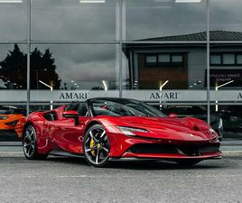 FERRARI SF90 STRADALE SPIDER 4.0T V8 7.9KWH F1 DCT 4WD EURO 6 (START/STOP) 2DR