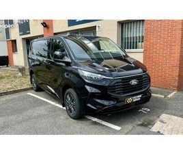 36 990 HT / FORD TRANSIT CUSTOM LIMITED 320 L1H1 2.0 ECOBLUE 170 CV BVA8 NOIR NEUF / TVA RECUPERABLE