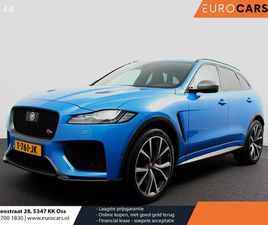 JAGUAR F-PACE 5.0 V8 AWD SVR 551 PK PANORAMA DAK | MERIDIAN SOUND | PREMIUM PACK | LIGHT PACK | ACC | LEDER | ADS |360 CAMERA