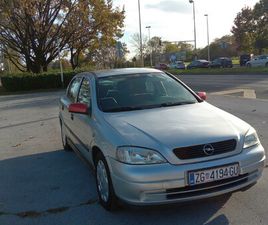 PRILIKA-OPEL ASTRA G,1.4 16 V,BEN.+LPG,07.G.,184 TKM.CIJ. 2700 E, REG.10MJ.2026. G. PRODAJA-ZAMJENA