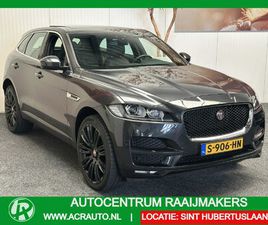 JAGUAR F-PACE 3.0 SUPERCHARGED PORTFOLIO AWD 35T LEDER NAVIGATIE CRUISE CONTROL PANORAMA SCHUIF/KANTELDAK MULTIMEDIA VOORBEREIDING RIJSTROOKSENSOREN DODEHOEKSEN