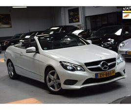 MERCEDES-BENZ E-KLASSE CABRIO - 400 PRESTIGE NAVI|LEDER|AIRSCARF|333PK|LANE-ASSIST|COMPLEET ONDERHOUDEN