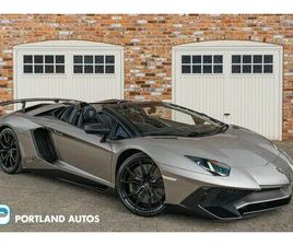 2017 LAMBORGHINI AVENTADOR 6.5 LP 750-4 SUPERVELOCE COUPE