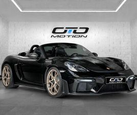 PORSCHE 718 BOXSTER SPYDER RS BOXSTER SPYDER RS
