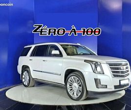 CADILLAC ESCALADE CADILLAC ESCALADE V8 6,2 PLATINIUM BVA 1ER MAIN SUIVI CONCESSION