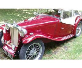 MG TC 1948 MG TC ROUGE MANUEL, 4 VITESSES CONDUITE À DROITE IN...