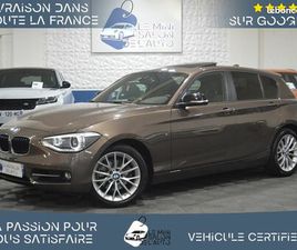 BMW SERIE 1 (F20) 120D 184 SPORT BOITE AUTO 5 PORTES-06/2014-53.410 KM-TOIT OUVRANT-SIÈGES CHAUFFANTS-GPS-DÉMARRAGE SANS CLÉ-VOLANT M-HISTORIQUE-ETAT RARE-GARAN