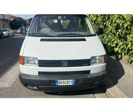 2000 VOLKSWAGEN TRANSPORTER T4 9 POSTI AUTOVETTURA TDI A VENDRE