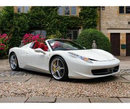 FERRARI 458 SPIDER • FULL FERRARI HISTORY • CARBON MOULDINGS • 2025 FERRARI SERVICE JUST COMPLETED