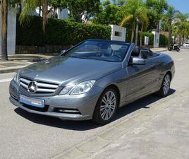 MERCEDES CLASSE E E 220 MERCEDES-BENZ CLASE E CABRIO 220CDI BE AUT.