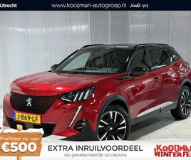 PEUGEOT 2008 PEUGEOT E-2008 EV GT 50 KWH FANTASTISCHE GT UITVOERING, HEEL VEEL OPTIES | ALCANTARA BEKLEDING | CRUISE CONTROL | PARKEERSENSOREN | APPLE CARPLAY/ANDROID AUTO |