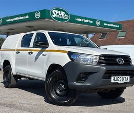 TOYOTA HILUX DOUBLE CABINE 2.4 D-4D ACTIVE PICKUP DOUBLE CAB 4DR DIESEL MANUAL 4WD EURO 6 (3.5T) (150 PS)