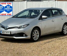 2017 TOYOTA AURIS VVT-I HYBRID BUSINESS EDITION TSS HATCHBACK HYBRID AUTOMATIC