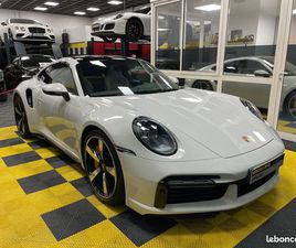 PORSCHE 911 992 TURBO S PDK BOSE TOIT OUVRANT CAMÉRA CHRONO FREINS CÉRAMIQUE CARPLAY HIFI BOSE SIÈGES CHAUFFANT SPORT 18 POSITION ÉCHAPPEMENT SPORT PDLS+ JUPES 