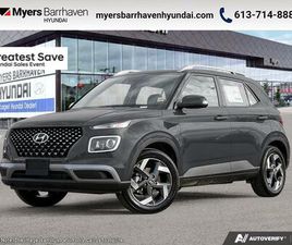 HYUNDAI VENUE NEW 2025 HYUNDAI VENUE ULTIMATE IVT W/BLACK INTERIOR - $202 B/W