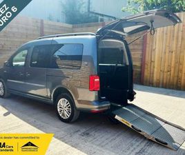 2017 VOLKSWAGEN CADDY MAXI LIFE 4 SEAT AUTO WHEELCHAIR ACCESSIBLE DISABLED ACCESS VEHICLE WAV MPV...