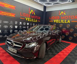 MERCEDES CLASSE E COUPE E 220 MERCEDES-BENZ CLASE E COUPE E 220 D