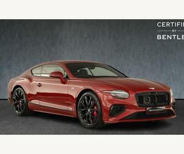 BENTLEY CONTINENTAL GT SPEED 4.0 V8 ULTRA-PERFORMANCE 25.9KWH GT SPEED FIRST EDITION AUTO 4WD EURO 6 (START/STOP) 2DR