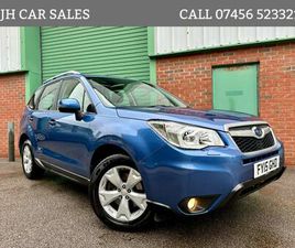 2015 (15) SUBARU FORESTER 2.0 D XC AWD 74,000 MILES IMMACULATE UK DELIVERY