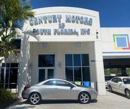 PONTIAC G6 USED 2007 PONTIAC G6 GT W/ SPORT PACKAGE POMPANO BEACH FL 33064