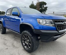 USED 2018 CHEVROLET COLORADO ZR2 / CREW CAB 4WD /DSSV SUSPENSION / FACTORY LIFTED / AFTERMARKET RIMS W/ AT TIRES