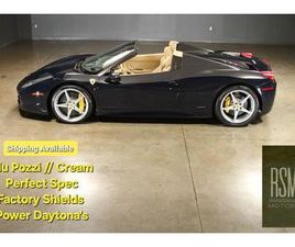 FERRARI 458 ITALIA SPIDER USED 2012 FERRARI 458 SPIDER BASE