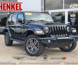 JEEP WRANGLER CONVERTIBLE USED 2023 JEEP WRANGLER 4XE SAHARA HIGH ALTITUDE