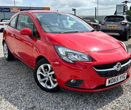 VAUXHALL CORSA 2016 VAUXHALL CORSA 1.2I ENERGY EURO 6 3DR (A/C) HATCHBACK PETROL MANUAL