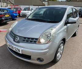 NISSAN NOTE 2008 NISSAN NOTE 1.6 TEKNA 5DR AUTO MPV PETROL AUTOMATIC