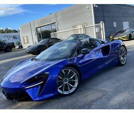 MCLAREN ARTURA SPIDER V6 700 CH DÉMO /TVA DEDUCTIBLE/LIFT/PANO/PEINTURE ELITE/TECHLUX SPEC/TECHNOLOGY PACK/DRIVING ASSISTANT PACK/PRACTICALITY PACK