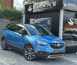 VAUXHALL CROSSLAND X 2017 VAUXHALL CROSSLAND X 1.6 TURBO D ELITE NAV DIESEL MANUAL 5 DOOR HATCHBACK BLUE