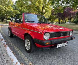 VOLKSWAGEN GOLF CABRIOLET GOLF CABRIOLET 1.6 GL GL