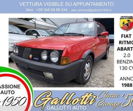 FIAT RITMO RITMO FIAT RITMO ABARTH 2.0 BENZINA 130CV
