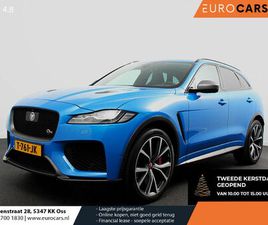 JAGUAR F-PACE 5.0 V8 AWD SVR 551 PK PANORAMA DAK | MERIDIAN SOUND | PREMIUM PACK | LIGHT PACK | ACC | LEDER | ADS |360 CAMERA