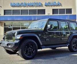 JEEP WRANGLER CONVERTIBLE UNLIMITED USED 2022 JEEP WRANGLER UNLIMITED SPORT