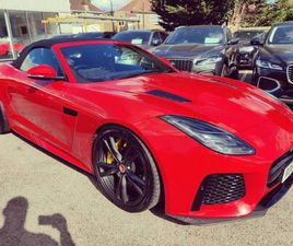 JAGUAR F-TYPE CABRIOLET P575 2017 67 JAGUAR F-TYPE 5.0 V8 SVR CONVERTIBLE 2DR PETROL AUTO AWD EURO 6 (S/S) (5