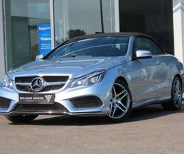 2015 MERCEDES-BENZ E CLASS 3.0 E350D V6 BLUETEC AMG LINE CABRIOLET 2DR DIESEL G-TRONIC+ EURO 6 (S...