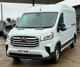 MAXUS DELIVER 9 2021 MAXUS DELIVER 9 2.0 D20 PANEL VAN 5DR DIESEL MANUAL FWD L3 H2 EURO 6 (START/STOP) (163 PS) PANEL VA...
