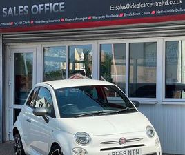 2018 FIAT 500 1.2 S HATCHBACK 3DR PETROL MANUAL EURO 6 (START/STOP) (69 BHP) HATCHBACK PETROL MANUAL