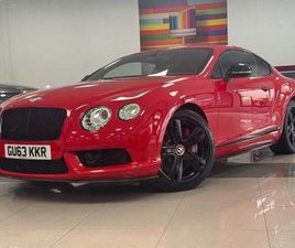 2013 63 BENTLEY CONTINENTAL 4.0 V8 GT COUPE 2DR PETROL AUTO 4WD EURO 5 (507 PS)